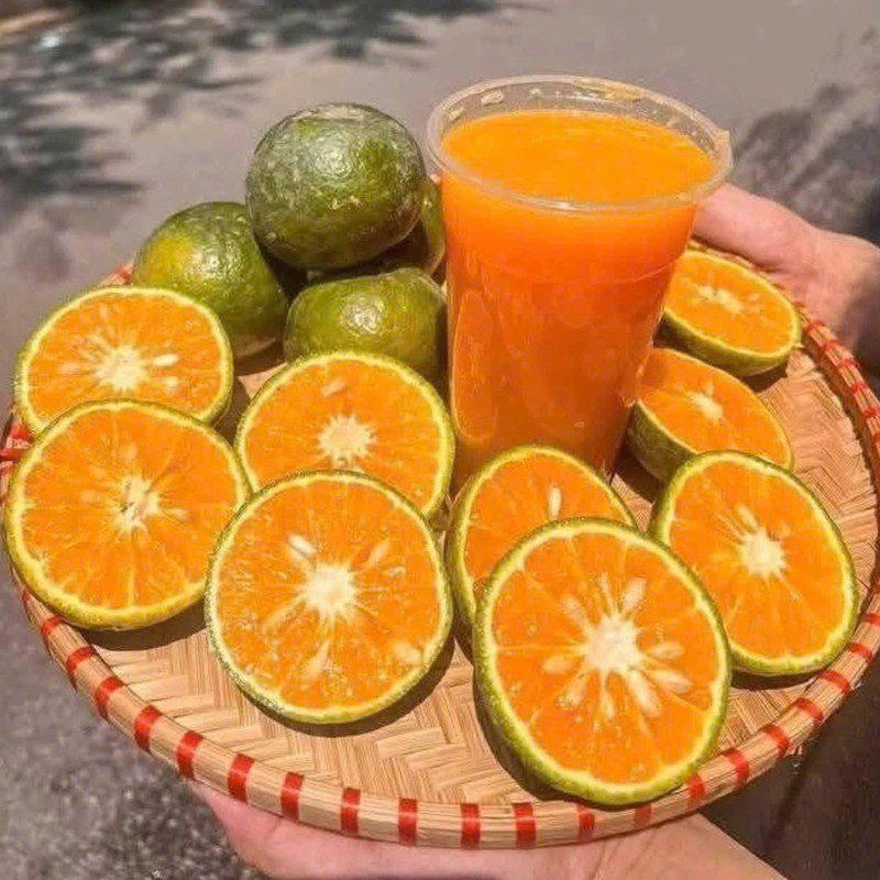 nước ép cam tươi nguyên chất Fruit Station